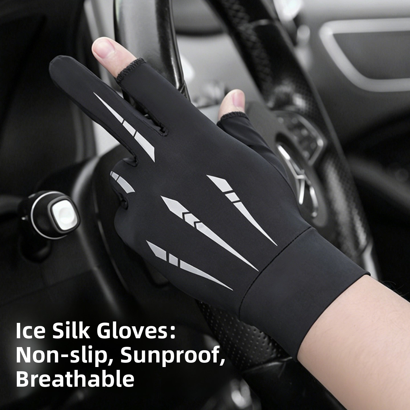 Fishing Equipment In - Sun Protection Touchscreen Gloves Thin Ice