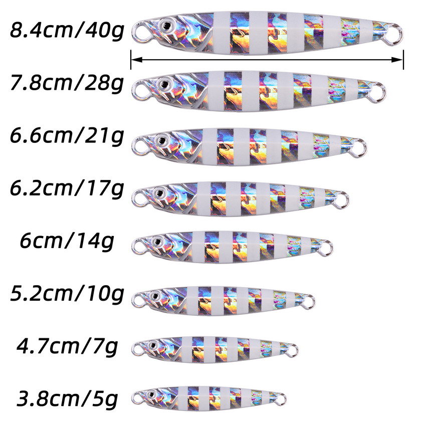10pcs Metal Jig 7g 10g 14g 17g - Jig Head Lure recension och pris