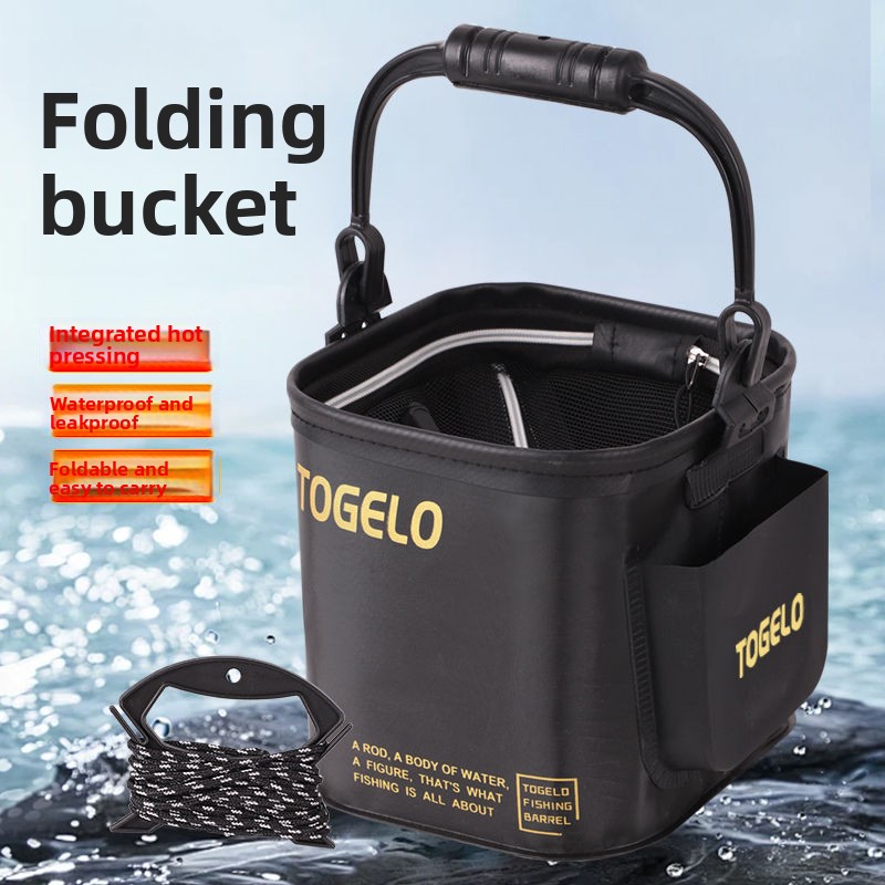 Fish bucket New folding fishin - Fishing Equipment In recension och pris
