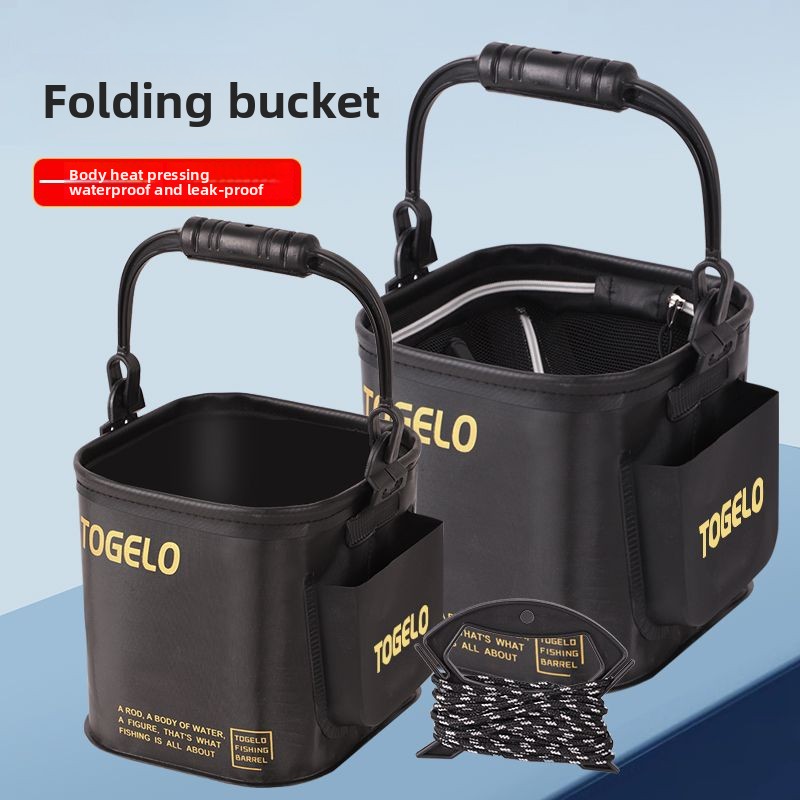 Fish bucket New folding fishin - Fishing Equipment In recension och pris