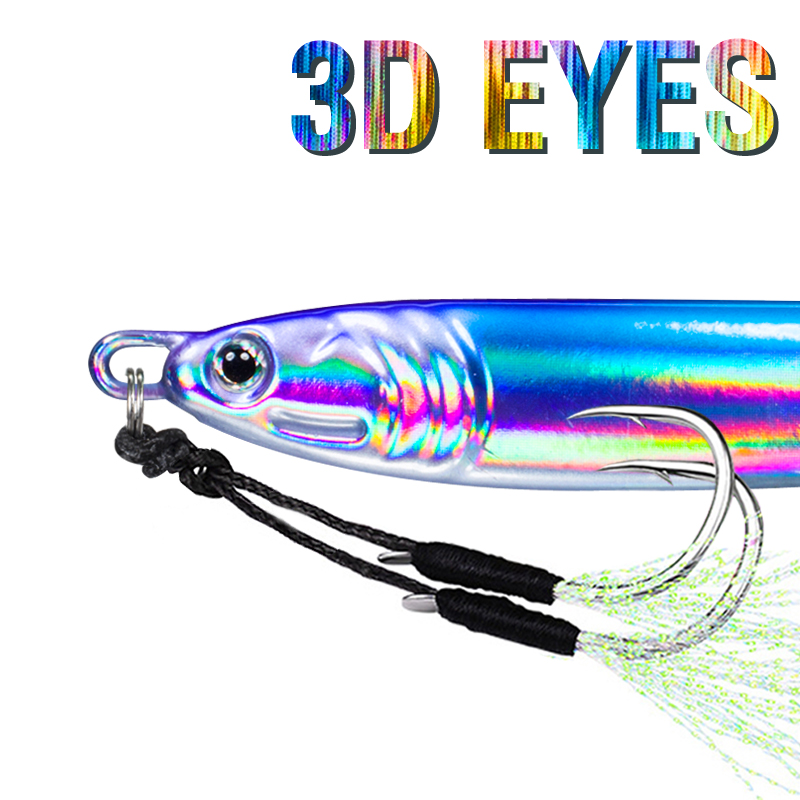 7Pcs 40g 60g 80g 100g Luminous - Jig Head Lure recension och pris