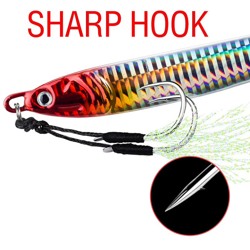7Pcs 40g 60g 80g 100g Luminous - Jig Head Lure recension och pris