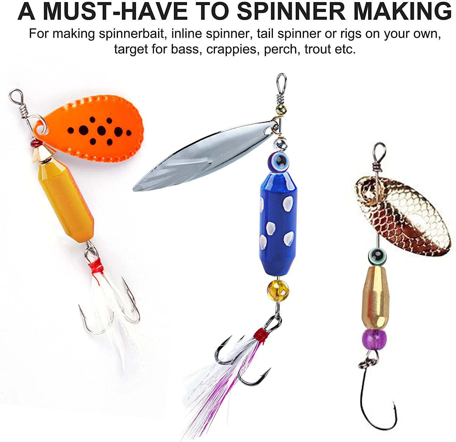 10pcs Fishing Brass Spinner Lu - Fishing Equipment Tackle recension och pris