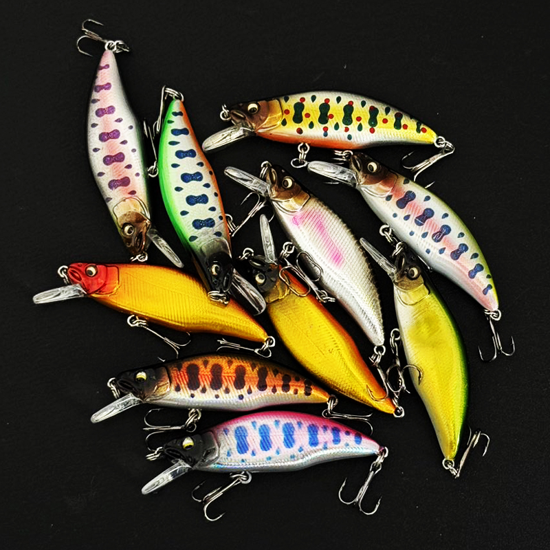 10pcs Minnow Fishing Lure Set  - Fishing Equipment In Japanese recension och pris
