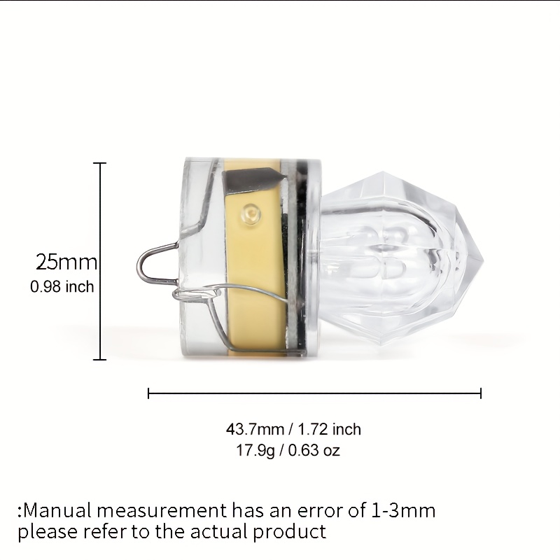 10 Pieces of LED Fishing Light - Fishing Equipment Tackle recension och pris