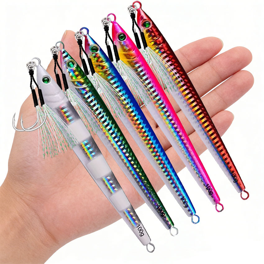 Cast Metal Jig Fishing Lure 5P - Jig Head Lure recension och pris