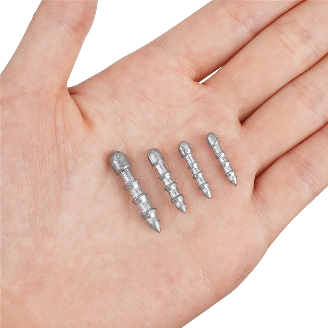 60PCS Nail weights Worm Fishin - Fishing Equipment Tackle recension och pris