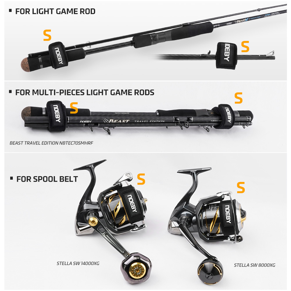 NOEBY Fishing Rod Strap Wide P - Fishing Equipment Rod recension och pris