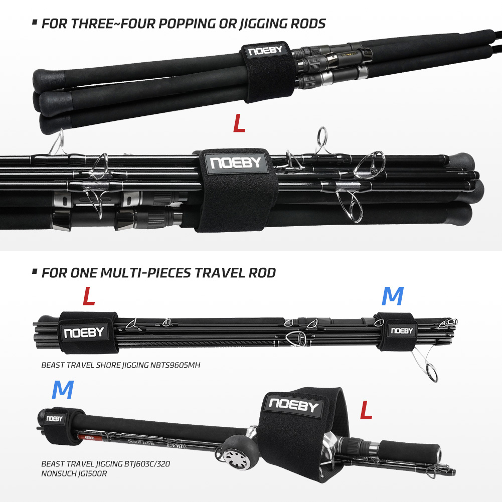 NOEBY Fishing Rod Strap Wide P - Fishing Equipment Rod recension och pris