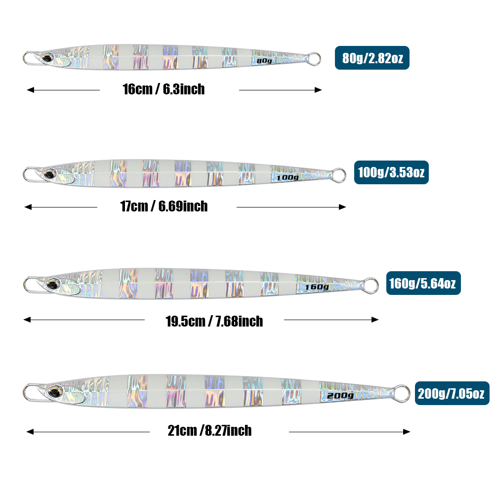 CASTFUN Speed Jig 80g 100g 160 - Jig Head Lure recension och pris