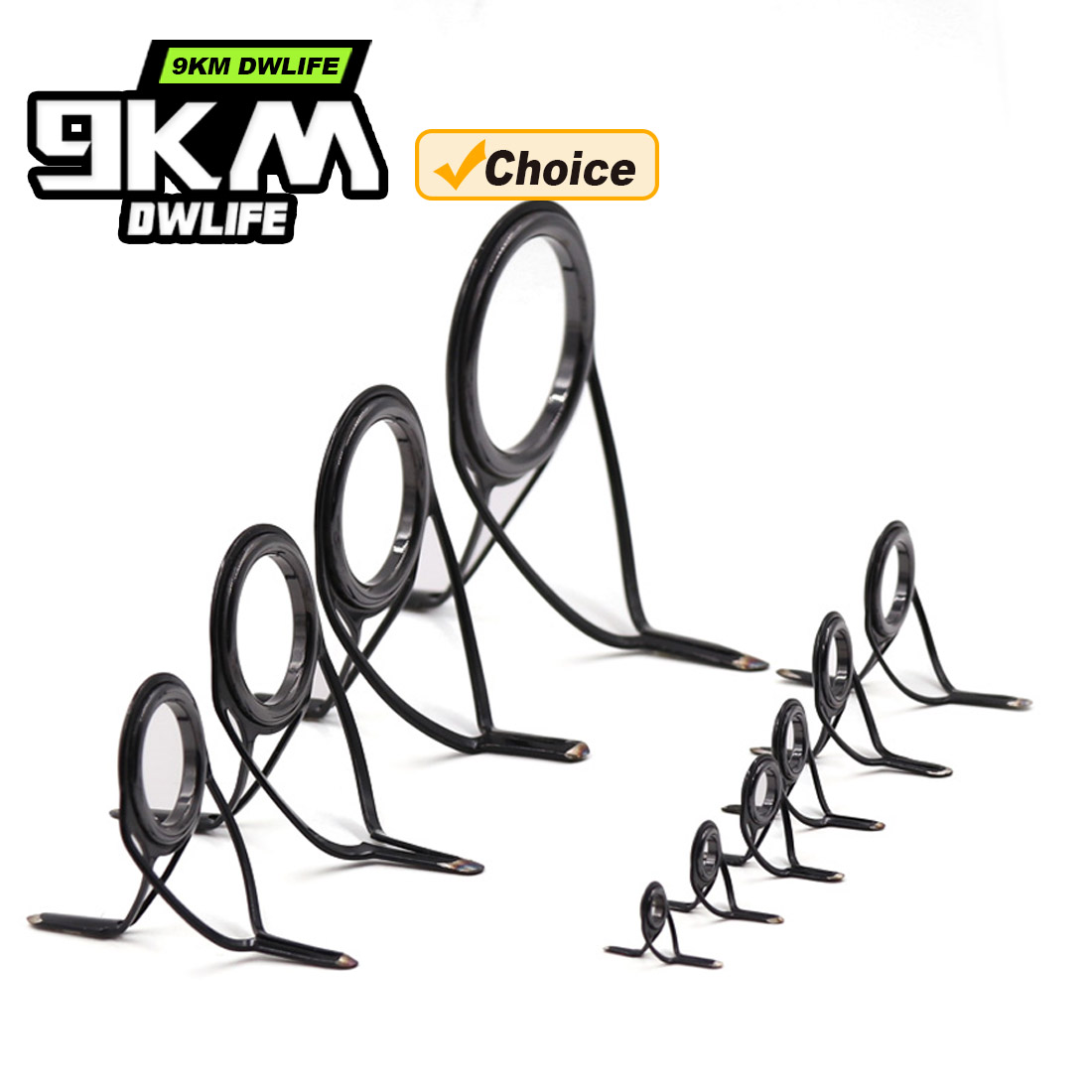 9KM OB Curved Rod Guide Kit 10 - Fishing Equipment Rod recension och pris