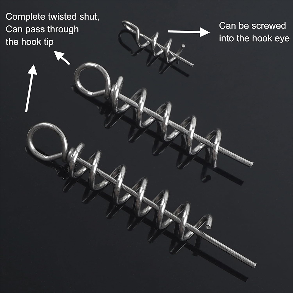 50Pcs Spring Twist Lock Fishin - Fishing Equipment Tackle recension och pris