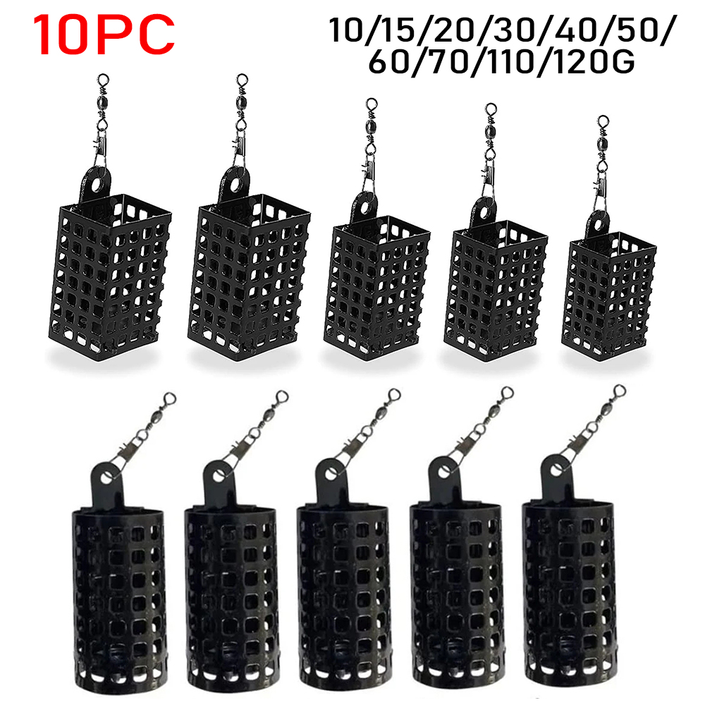 10PCS Fishing Tackle Feeder Ca - Fishing Equipment Tackle recension och pris