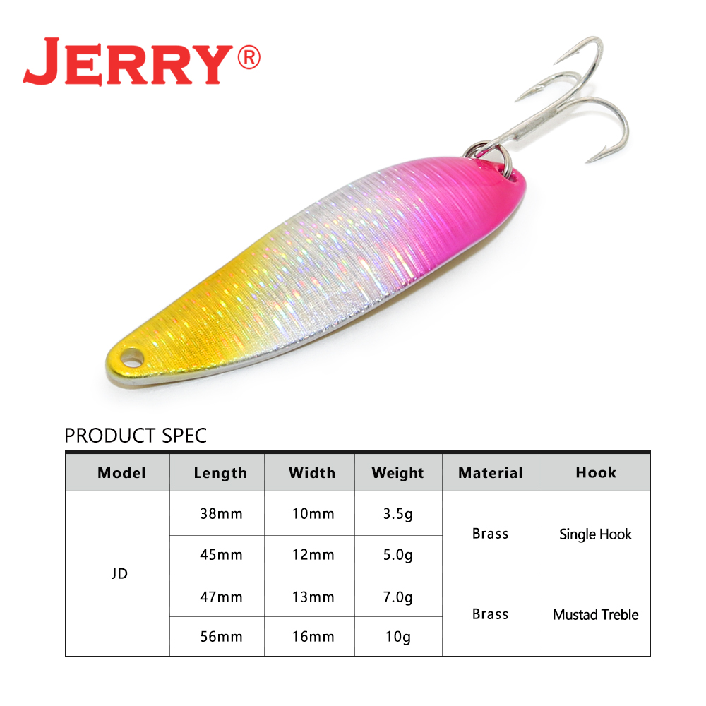 Jerry JD Artificial Spoon Lure - Jig Head Lure recension och pris
