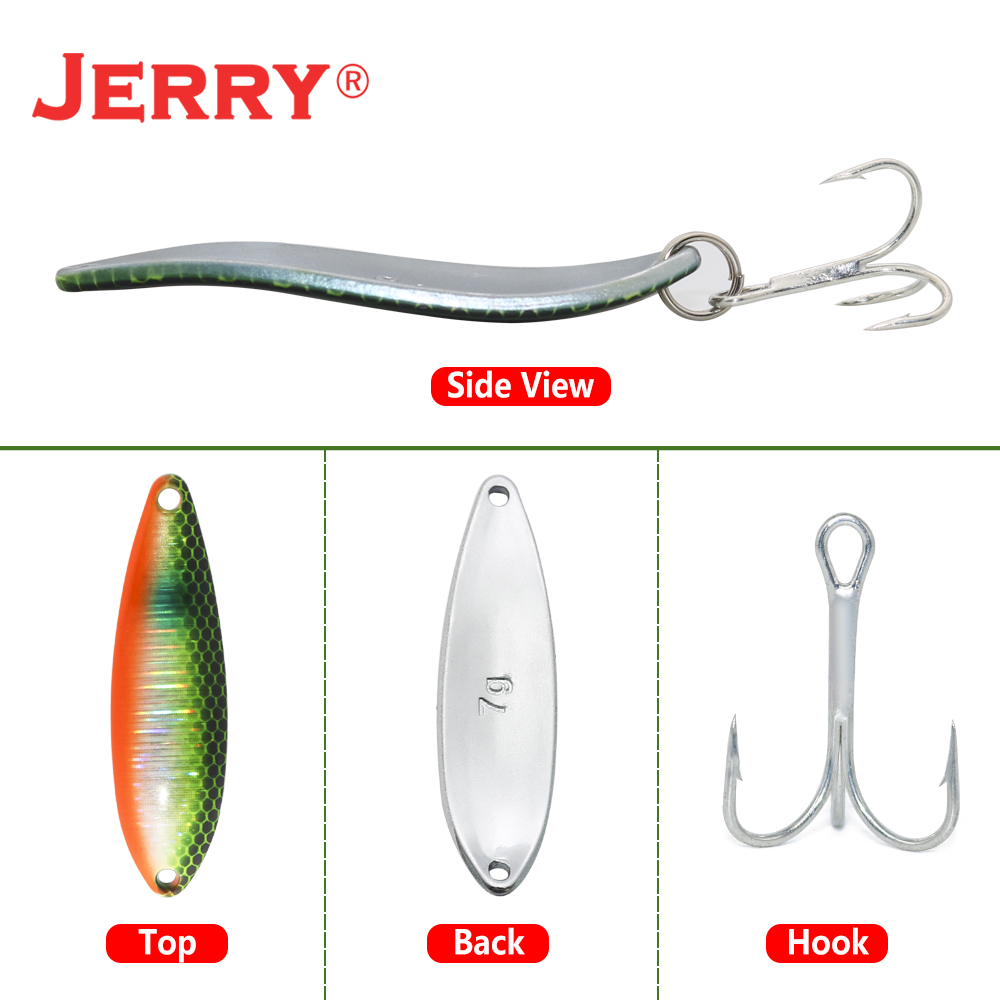 Jerry JD Artificial Spoon Lure - Jig Head Lure recension och pris
