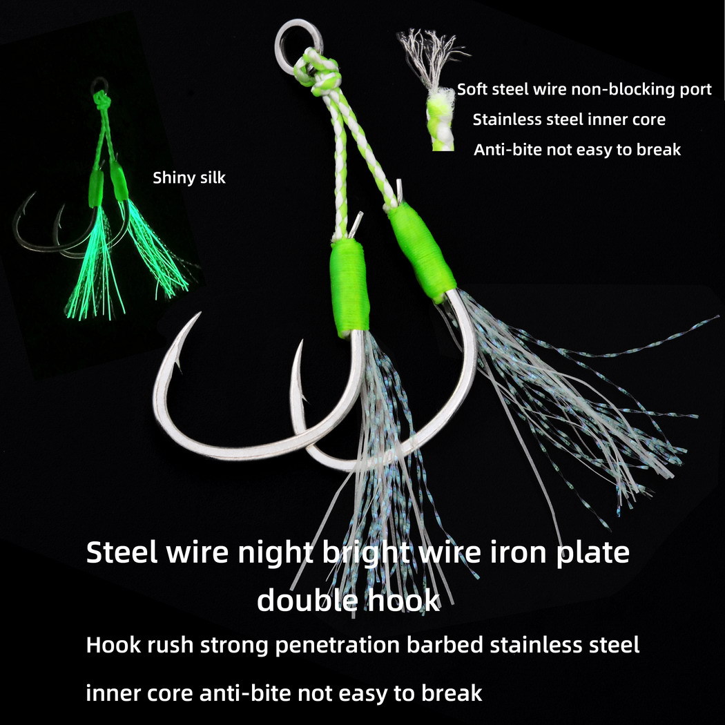1pcs High quality Metal Night  - Jig Head Lure recension och pris